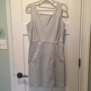 Black & White Striped Dress